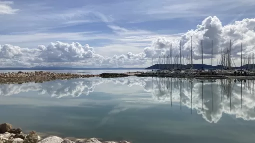 Travaux d'extension du port des Heures Claires à Istres, Alpes-Maritimes, Pierre Louis Ingénieurs Conseils